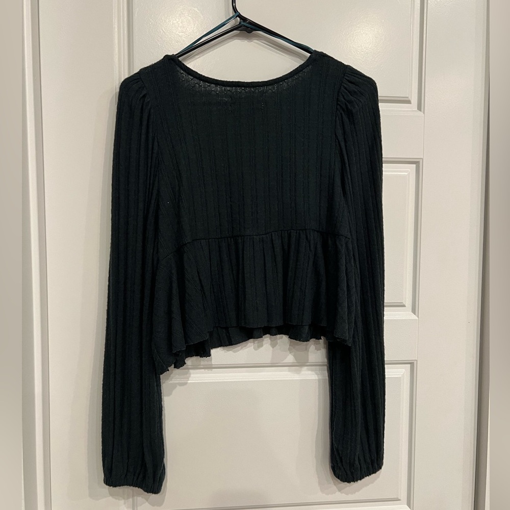 UO Prairie Ribbed Babydoll Top - Picture 5 of 6